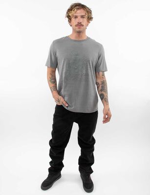 Imagen 2 del producto Polera Estampada Manga Corta Hombre Ypsd Gris, Verde