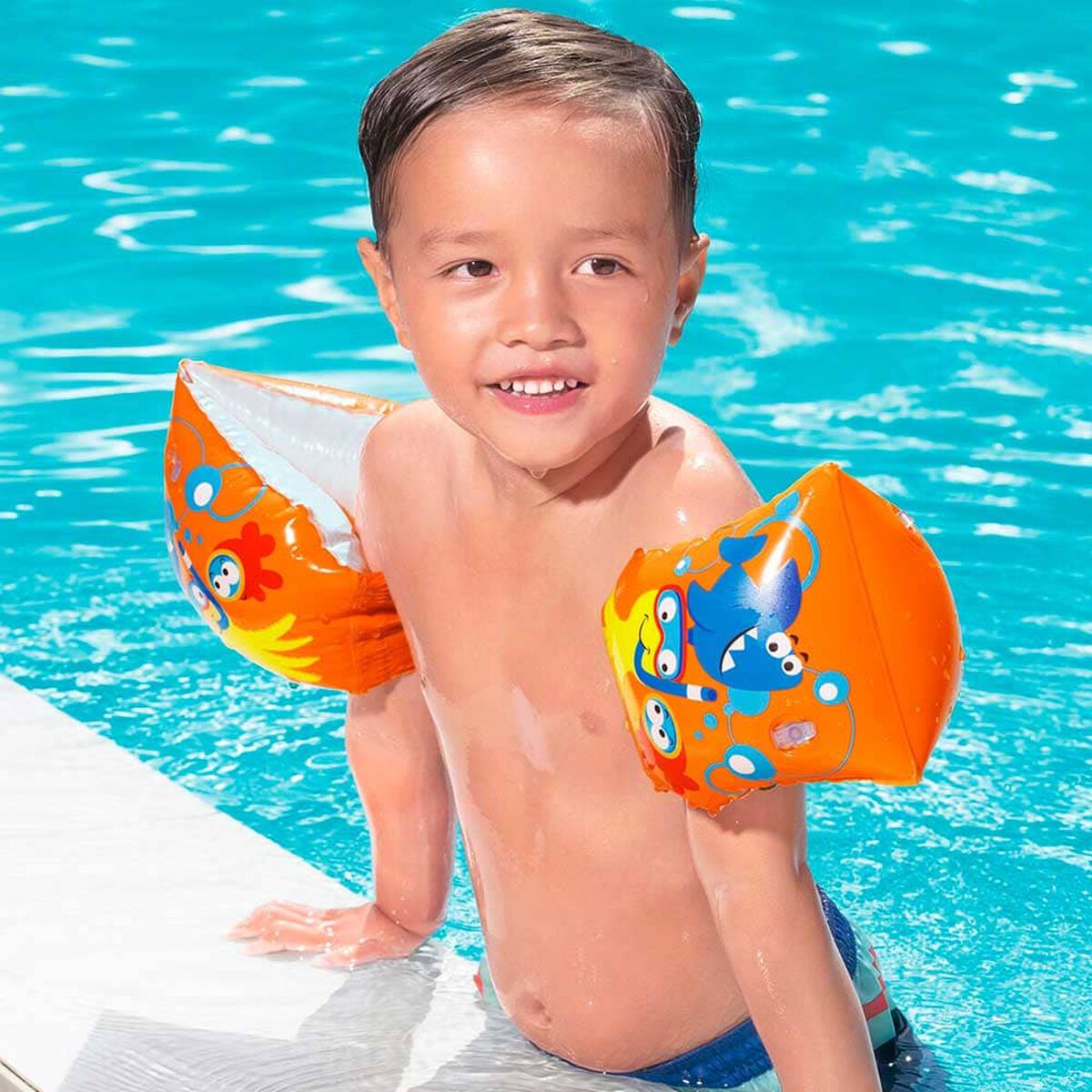Alita Inflable Friendly Fish Naranjo Bestway
