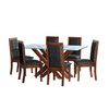 Juego de Comedor Latam Home Merida 6 Sillas Negro