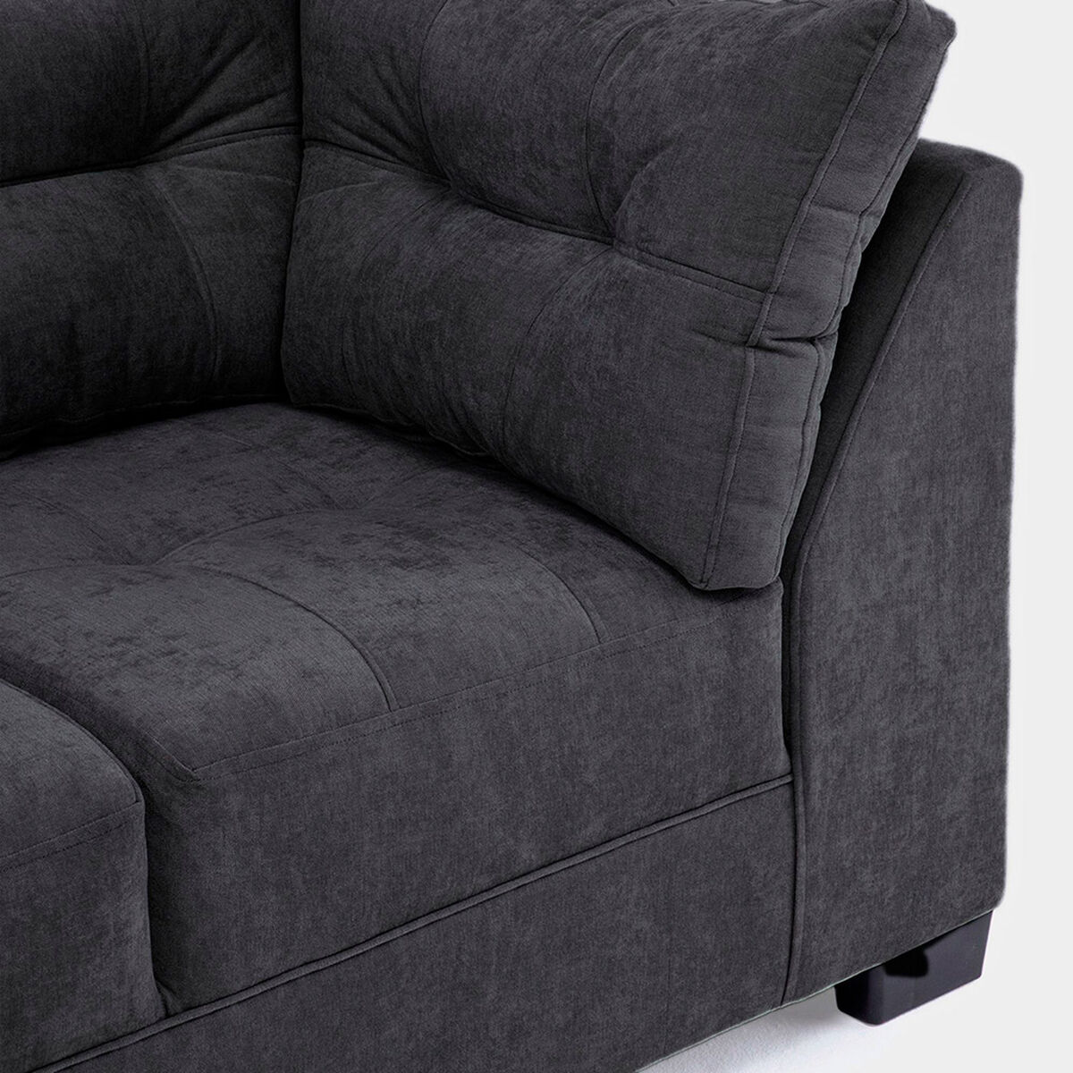 Sof&aacute; Muebles MPR Edimburgo 3 Cuerpos Negro