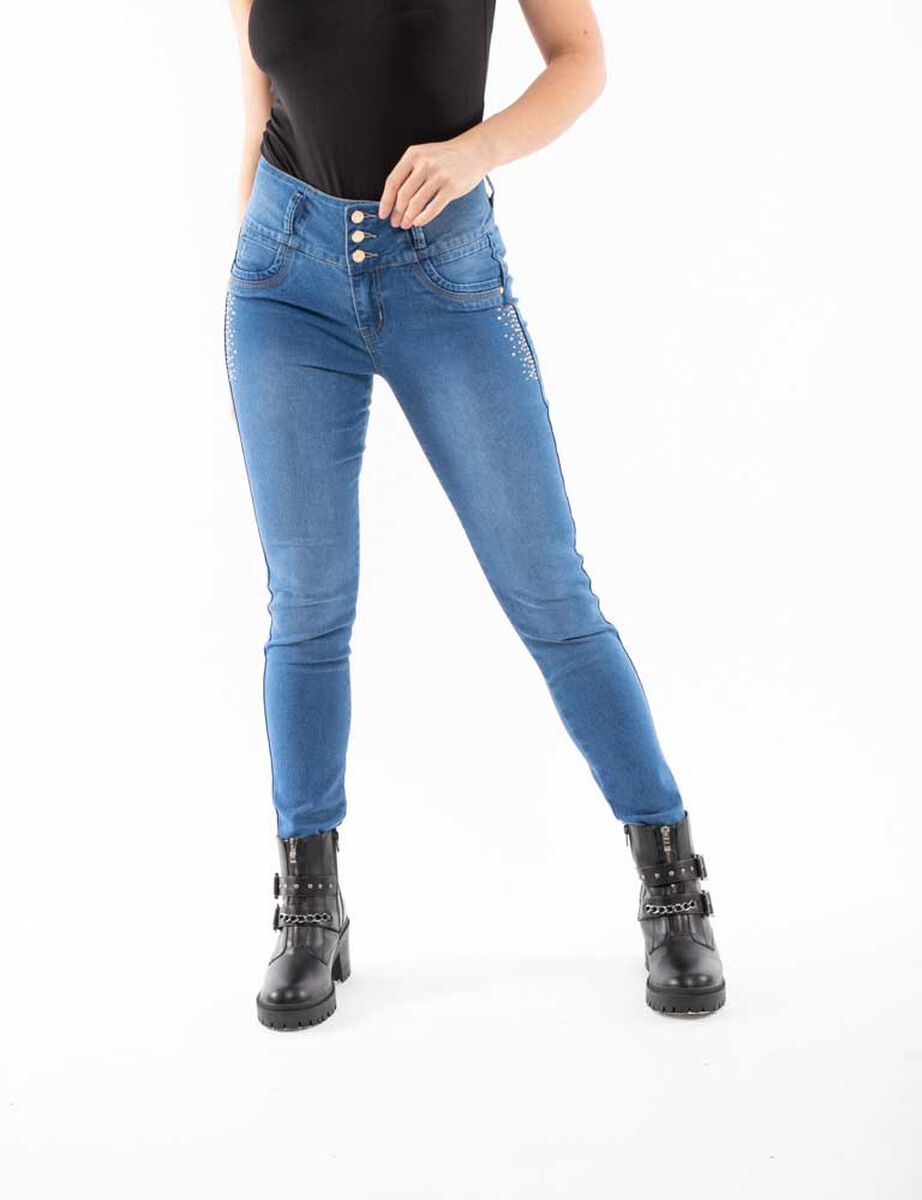 Jeans Skinny Push Up  Mujer Fiorucci