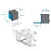 Horno Empotrable Mabe HM6018EXAI0 66 lts.
