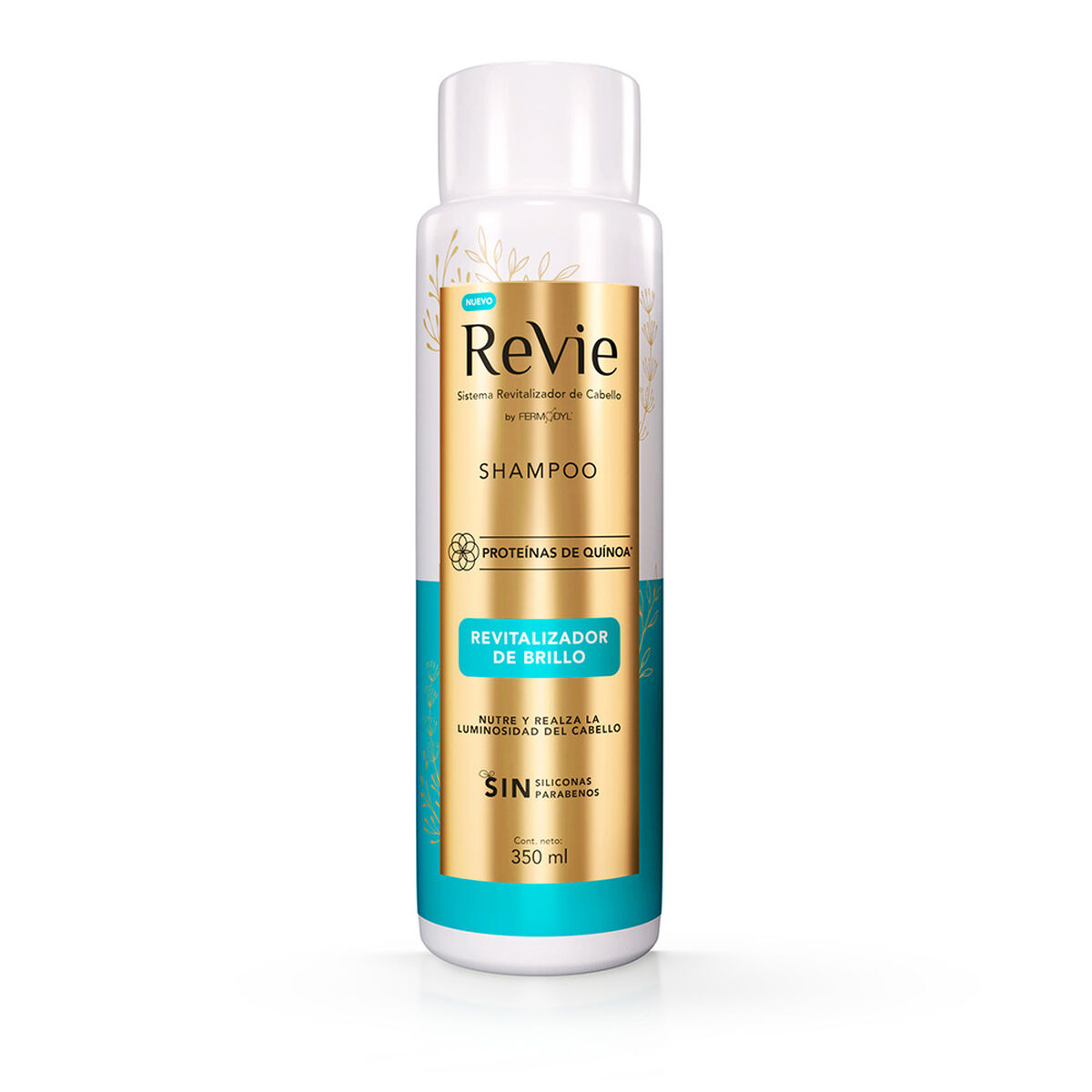 Revie 04 Shampoo Revitalizador Brillo + 02 Acondicionadores