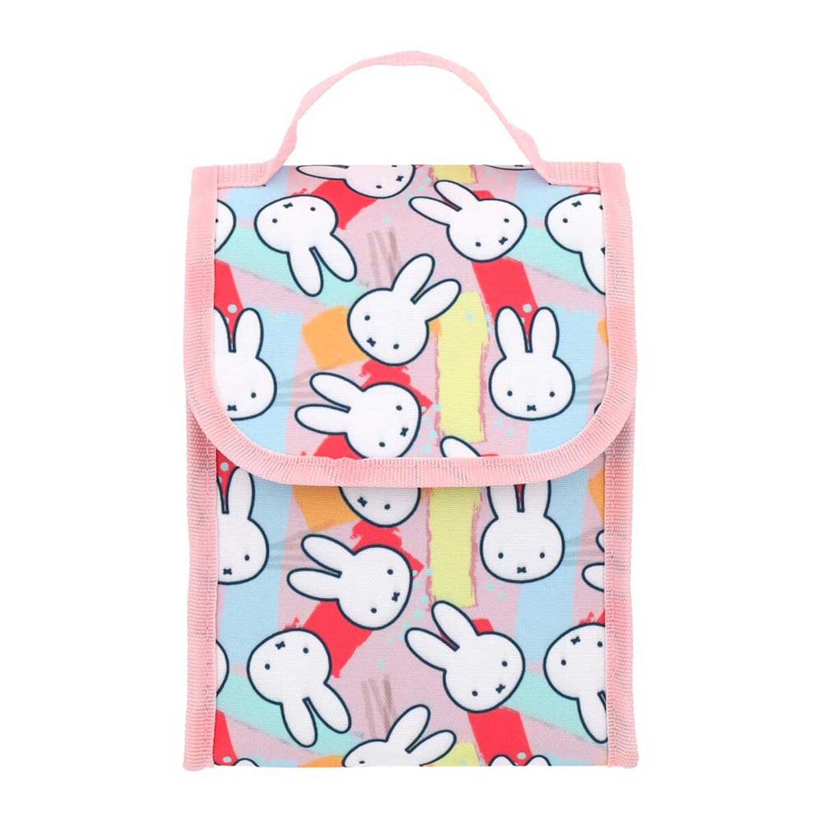 Pack Mochila, Estuche y Lonchera Rosada Miffy