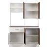 Mueble de Cocina CIC Emma Nogal Africano Blanco 1 Cajón