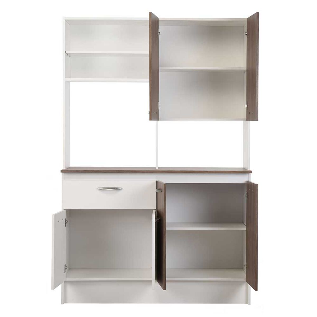 Mueble de Cocina CIC Emma Nogal Africano Blanco 1 Cajón