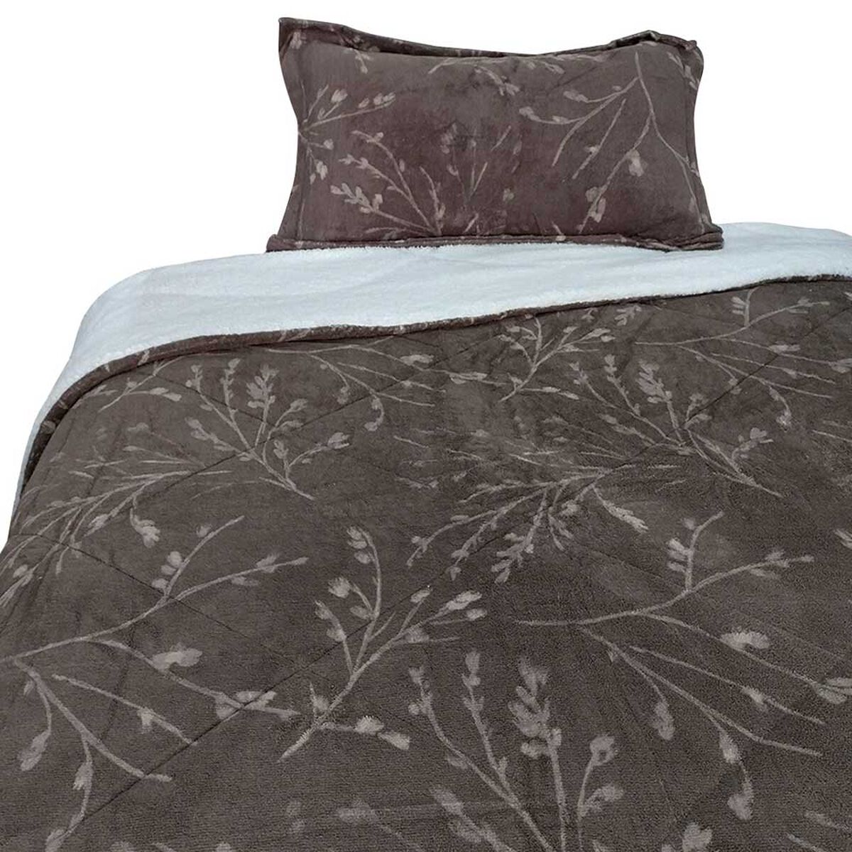 Plumón Coral Estampado Illusions King Colville