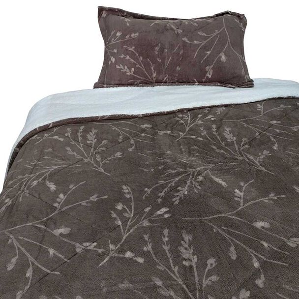 Plumón Coral Estampado Illusions King Colville