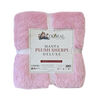 Manta Plush Sherpi Deluxe 127X152 Rosa