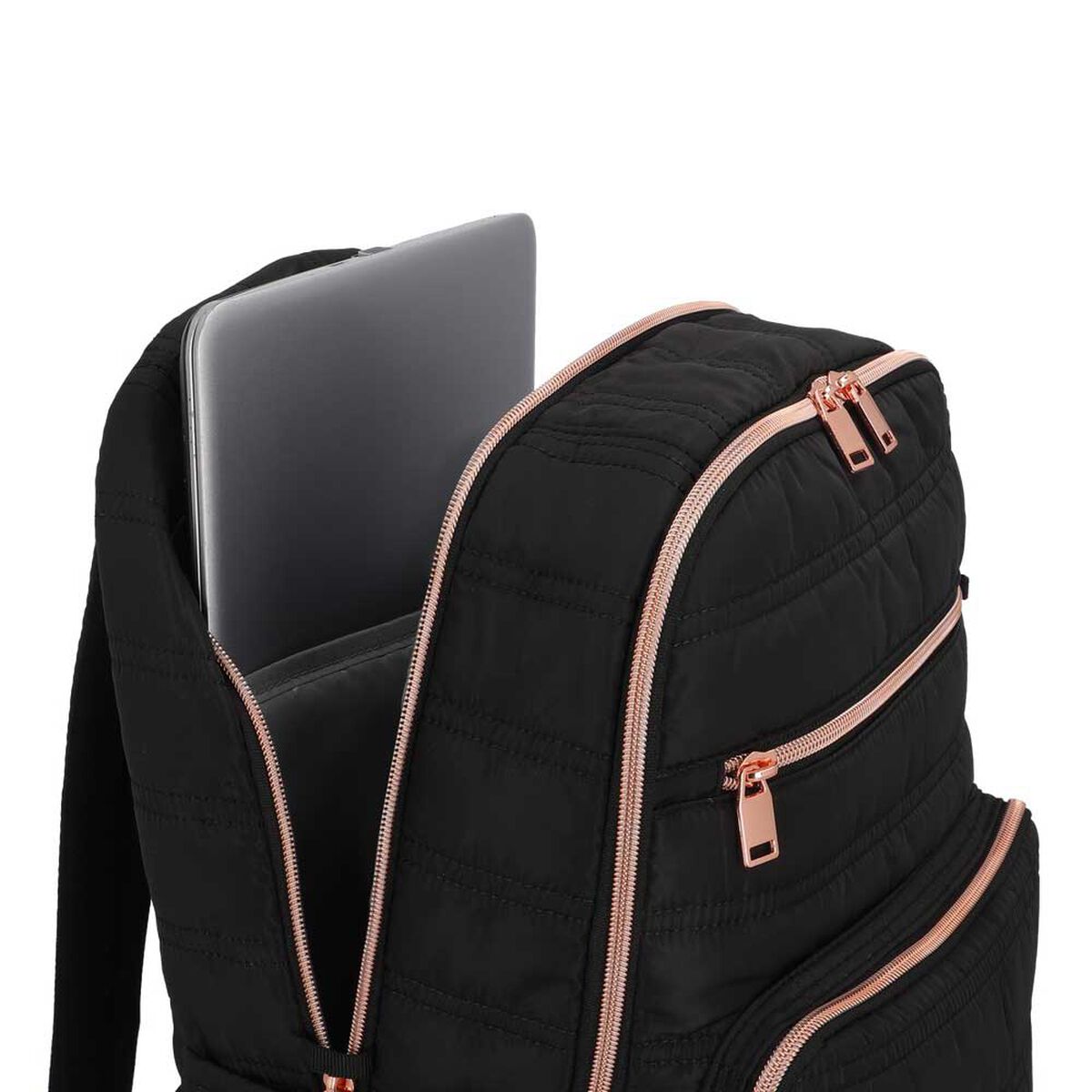 Mochila Notebook Xtrem Nebraska 6XT Negro/Rose Gold 16"
