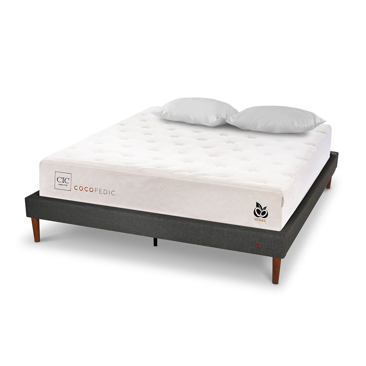Cama Europea CIC Base Normal 2 Plazas Cocopedic