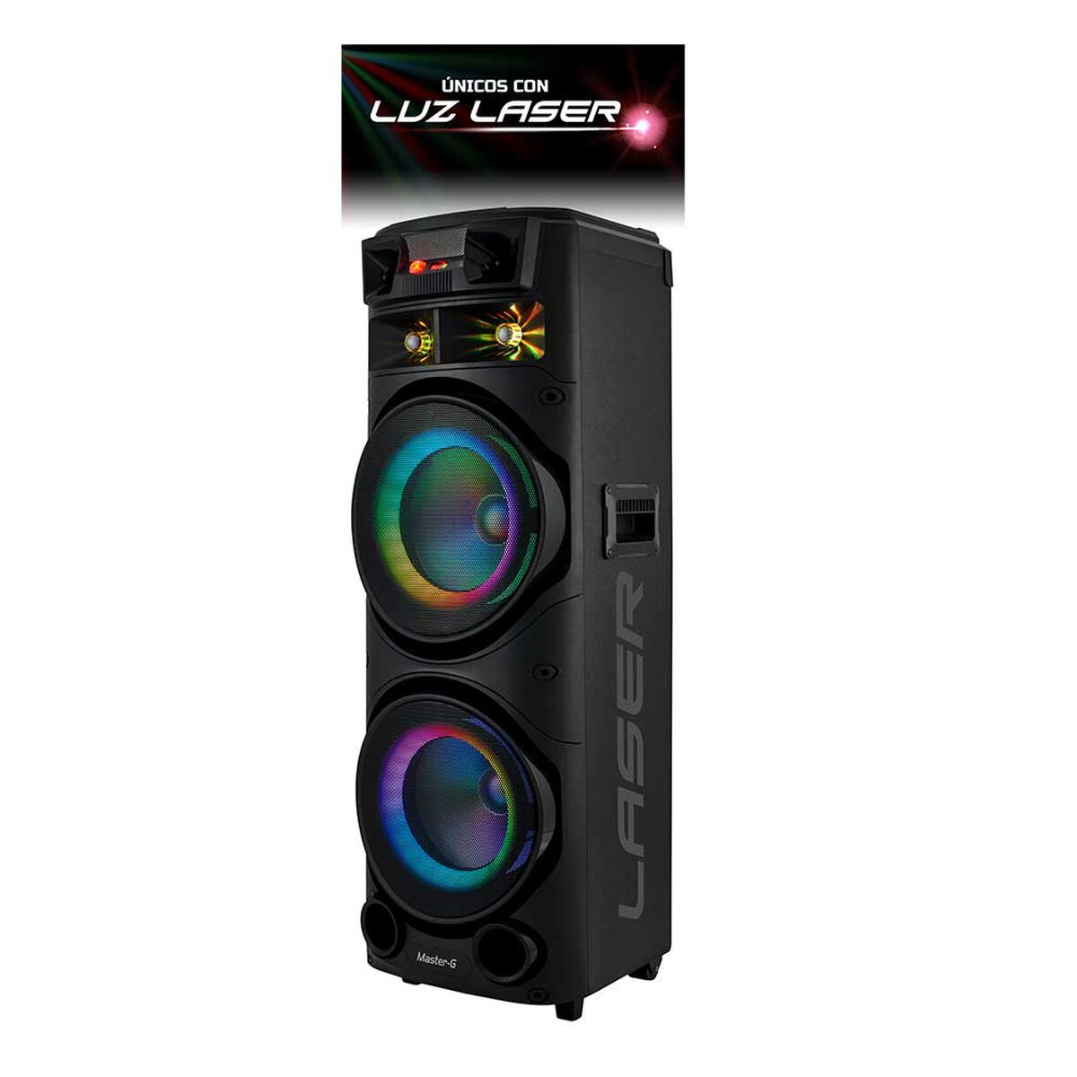 Minicomponente Láser Master-G MG Ultra Quasar Karaoke Negro