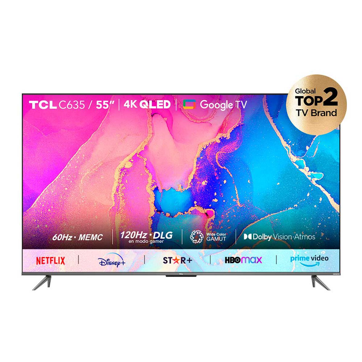 QLED 55" TCL 55C635 Smart TV 4K UHD