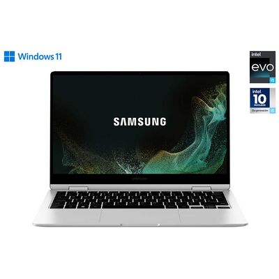 Notebook Samsung Galaxy Book2 360 Core i5 8GB 512GB SSD 13,3" Plateado Touch