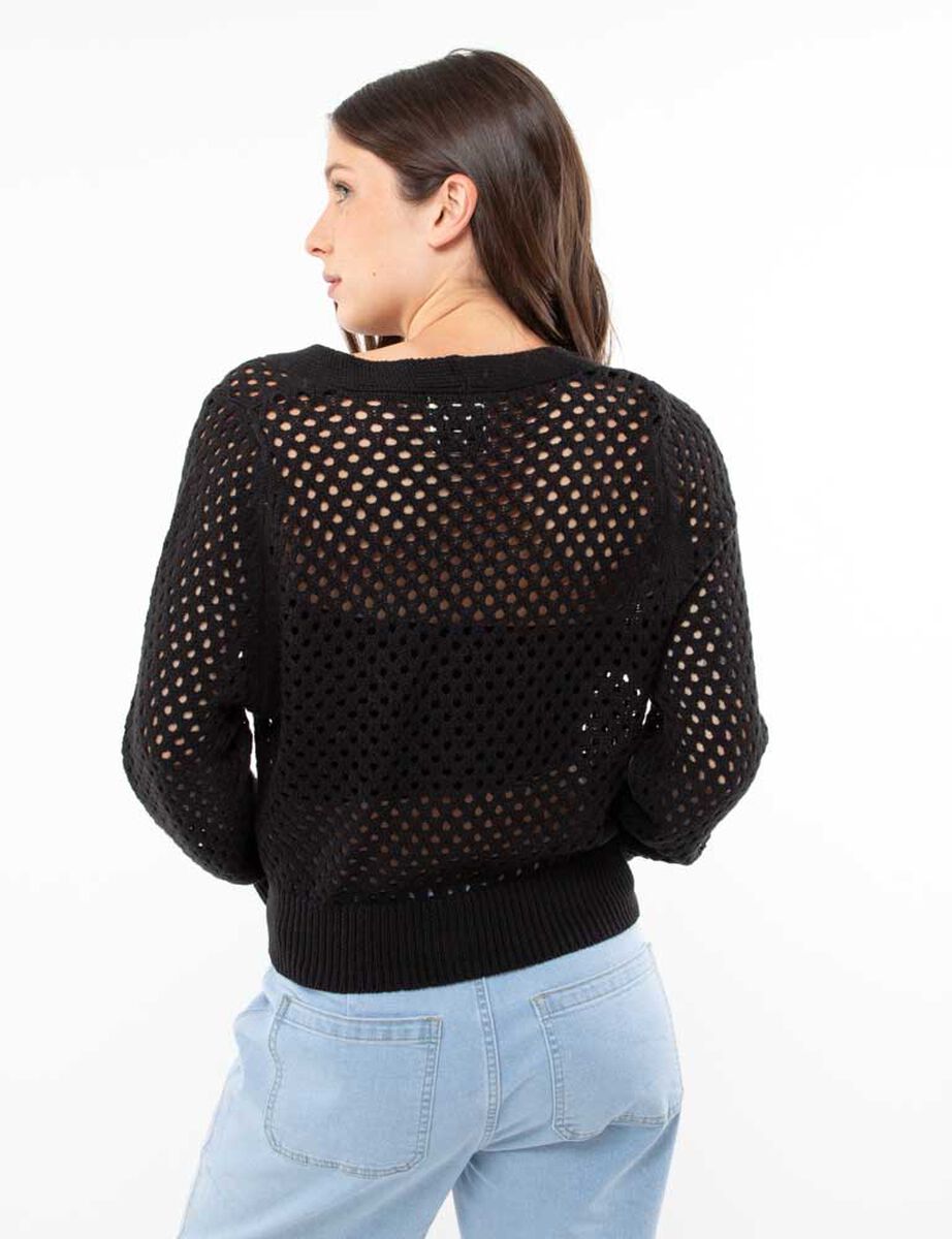 Sweater Crochet Mujer Icono