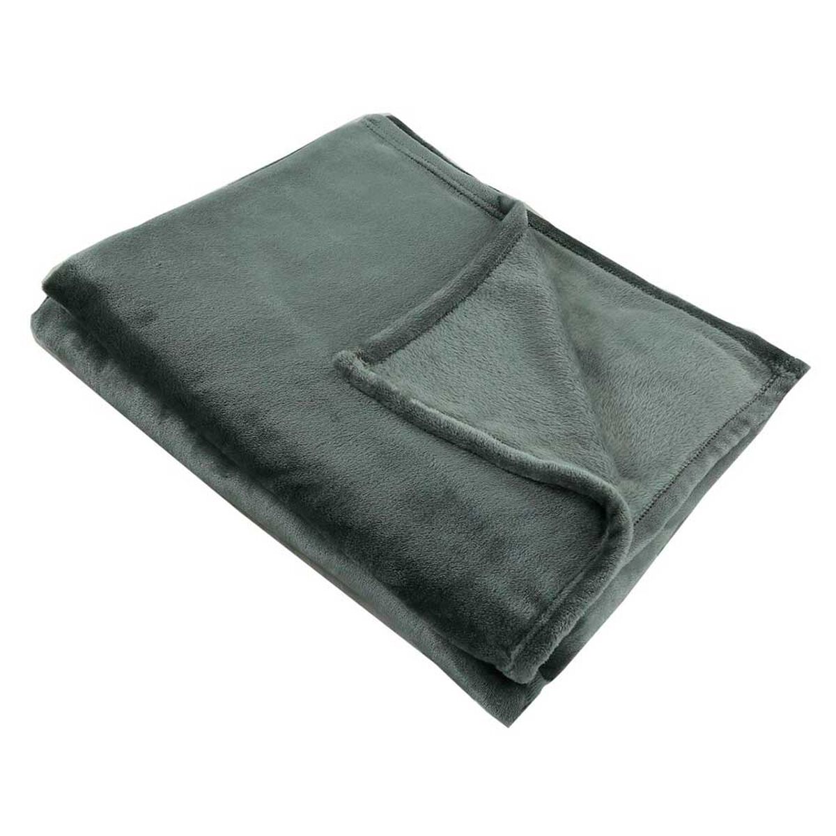 Frazada Poliéster Illusions King Flannel Gris