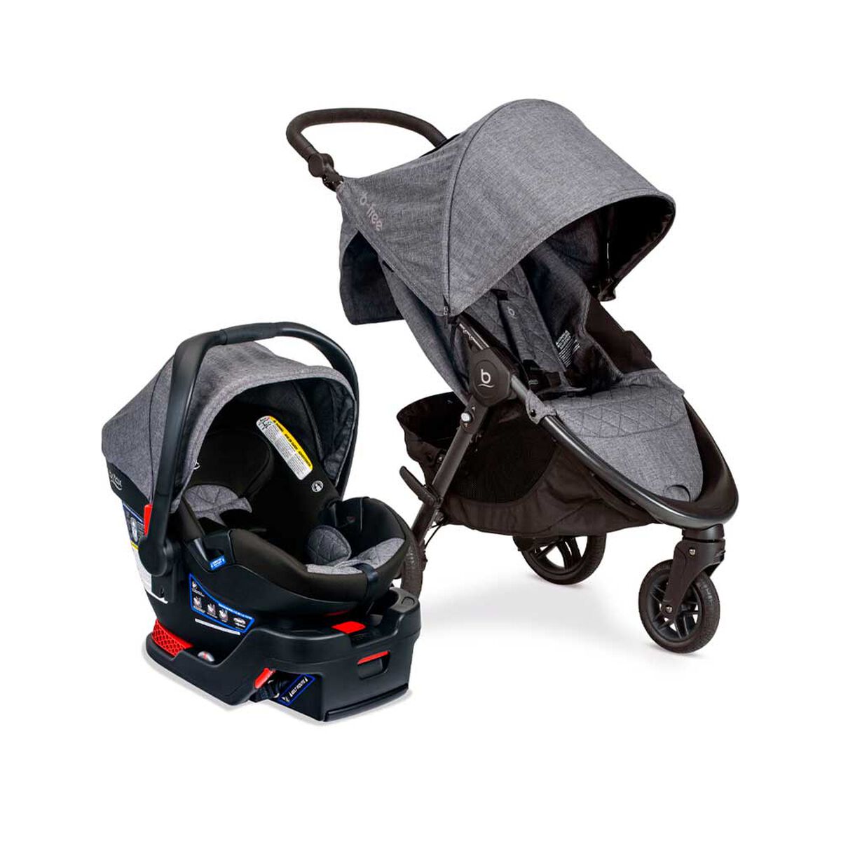 Coche Travel System B-Free B-Safe Gris Britax