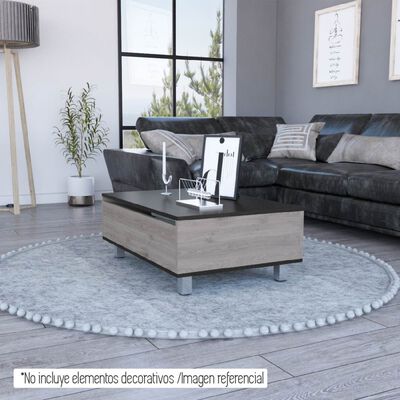 Imagen 1 del producto Mesa de Centro TuHome 5G-2 Ceniza/Wengue