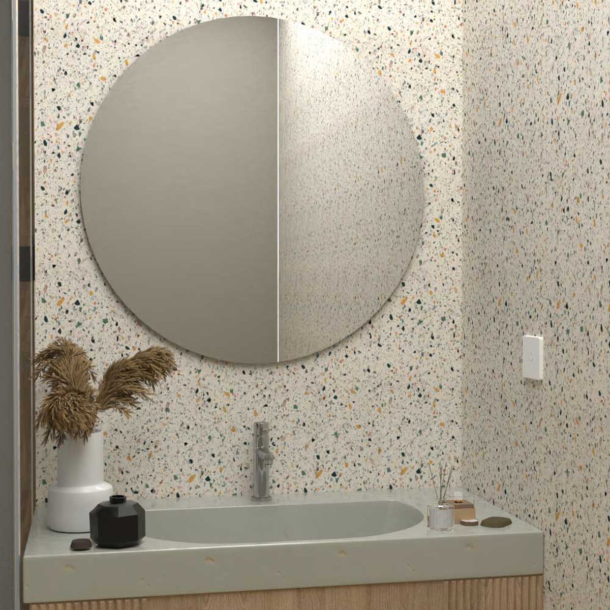 Espejo de Vidrio TuHome Capri 75 x 75 cm