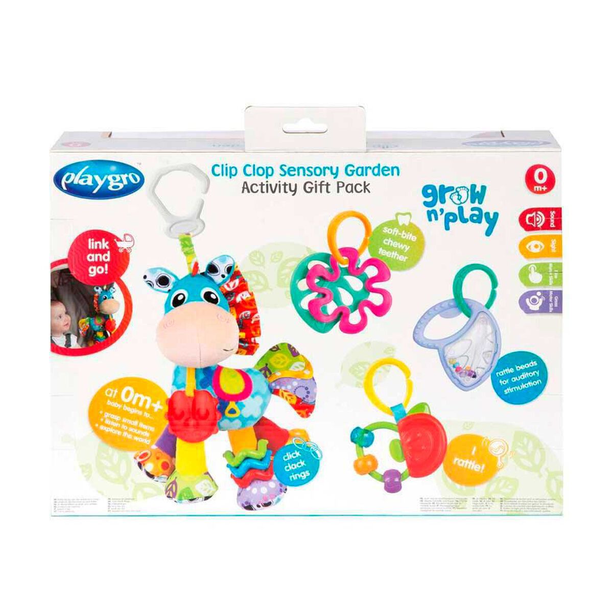 Gift Pack Sensorial Actividades Multicolor Playgro