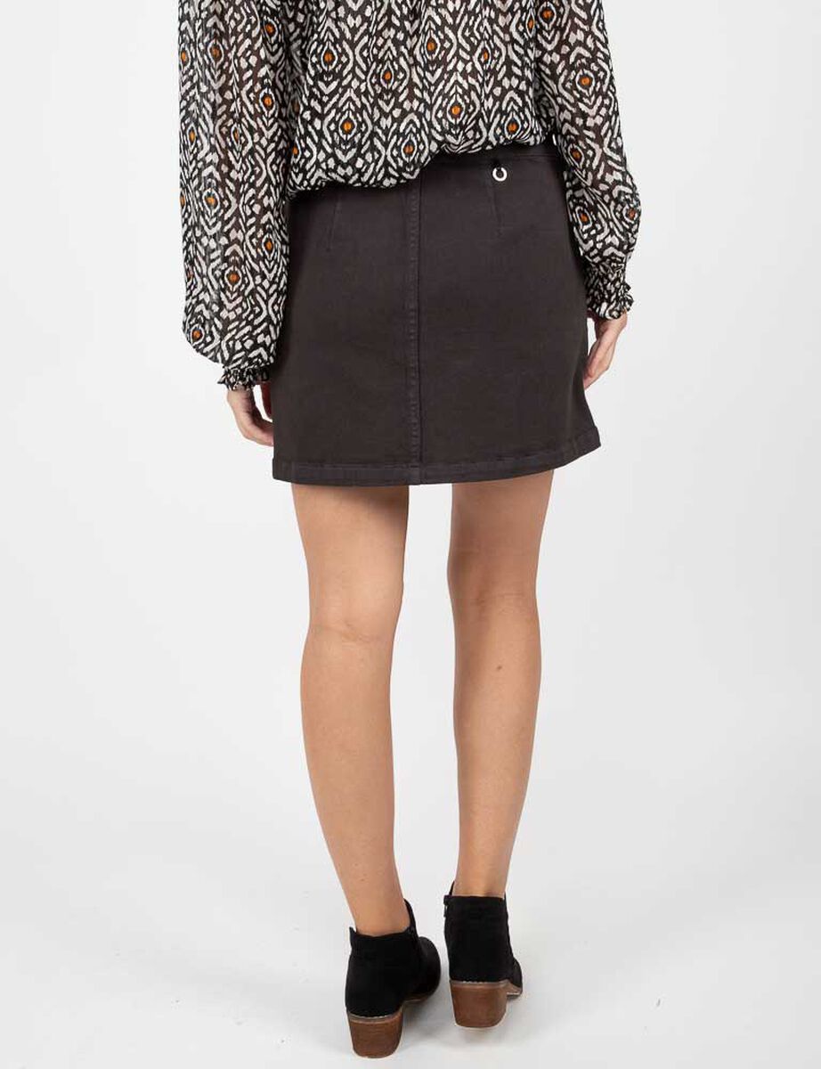 Falda Mini Apliques Mujer Alma