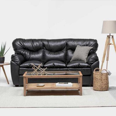 Imagen 2 del producto Sofá Almore Belen 3 Cuerpos Negro