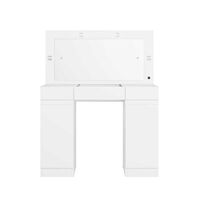 Tocador Vekkahome Studio Con Luz 2 Puertas Blanca