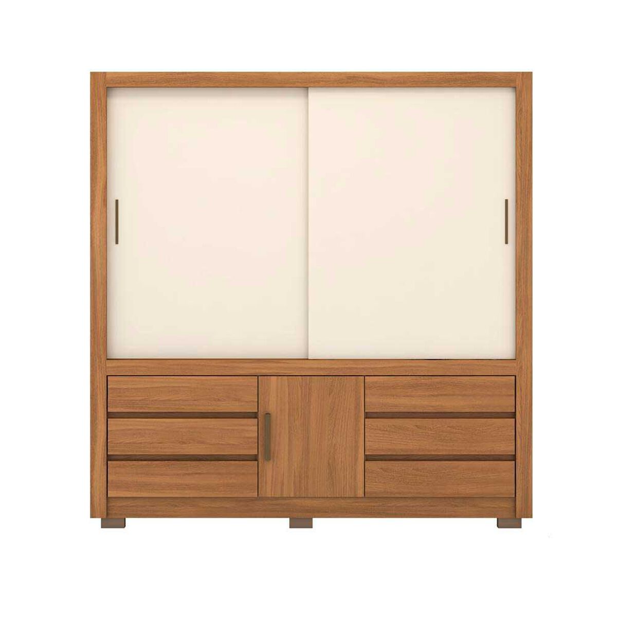 Cl&oacute;set Altavision Arbo 3 Puertas 6 Cajones Mendoa White