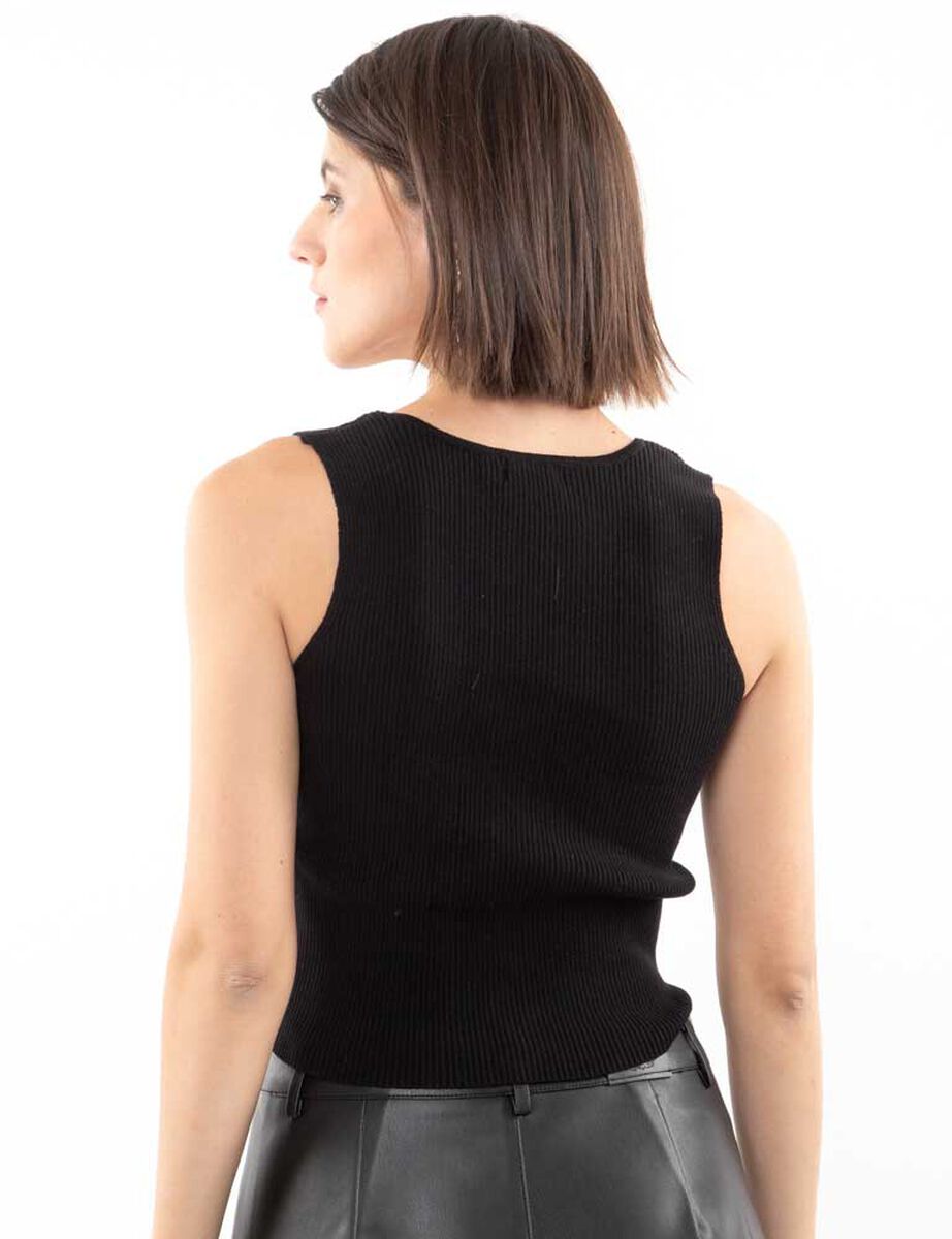 Polera Sin Mangas Mujer Fiorucci