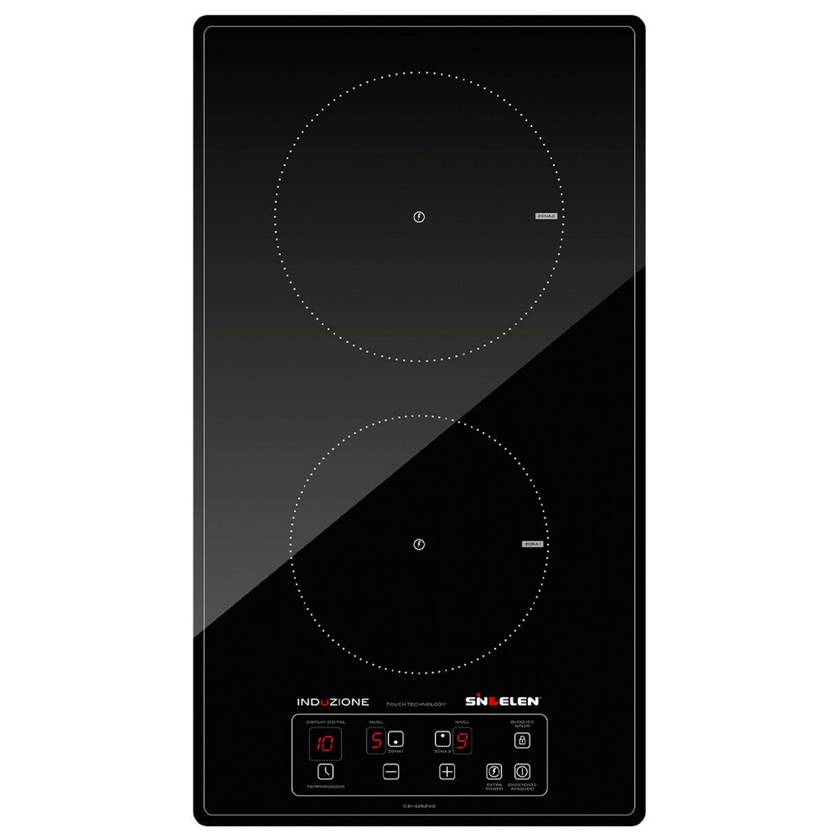 Encimera Eléctrica Sindelen CEI-4252NG 2 Quemadores