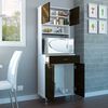 Mueble para Microondas Tuhome Kitchen 60 Blanco-Wengue