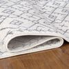 Alfombra de Pasillo Modalfo Florida 70 x 230 cm Blanco