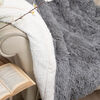 Manta Plush Sherpi Deluxe 127X152 Gris