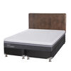 Box Spring CIC Base Dividida King Ortopedic Advance + Respaldo Baker