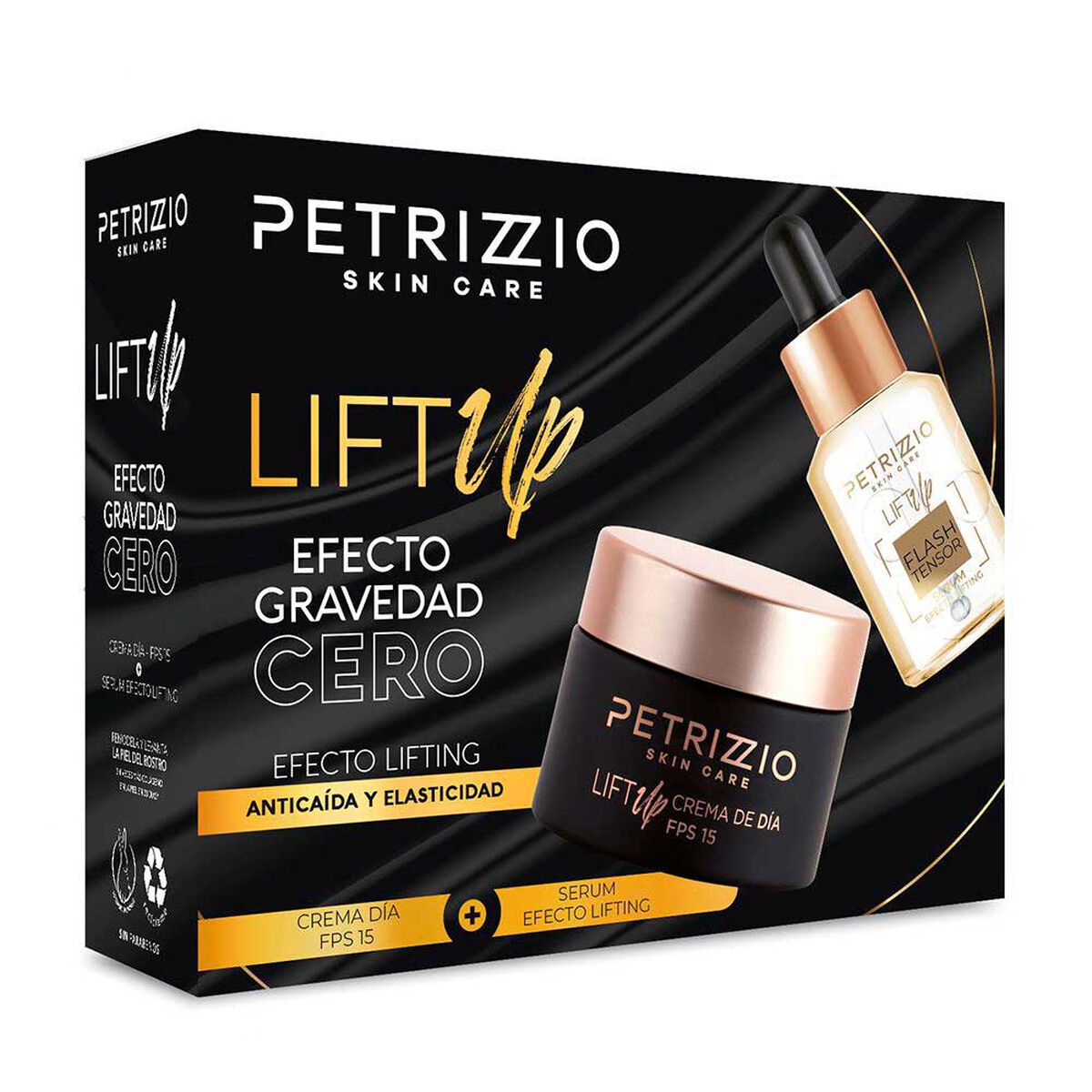 Set Lift Up Efecto Gravedad Cero Crema + Serum Petrizzio