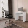 Combo Oficina Escritorio Blanco + Silla New York Negra Arthome