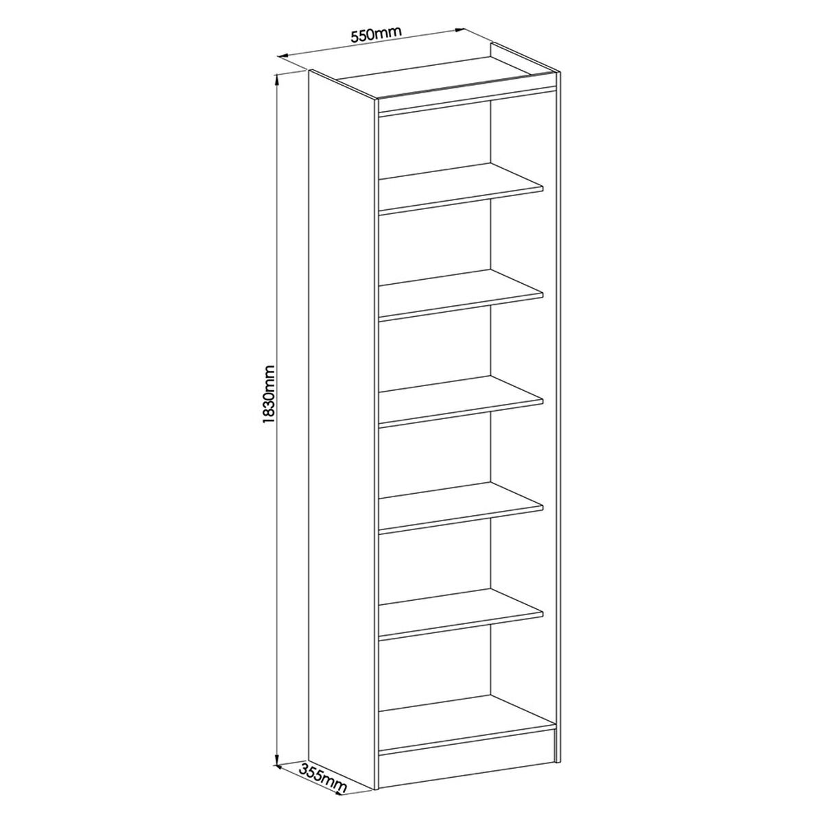 Closet Vekkahome Queen 2 Puertas Blanco