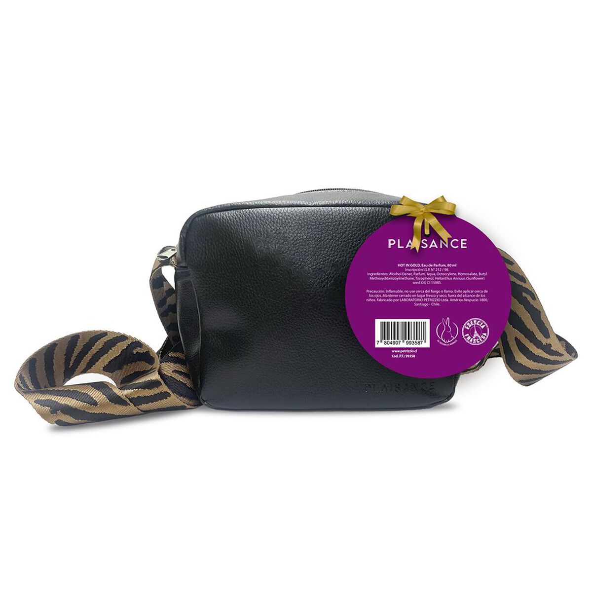Set Perfume Hot in Gold Mujer 80 ML EDP + Cartera