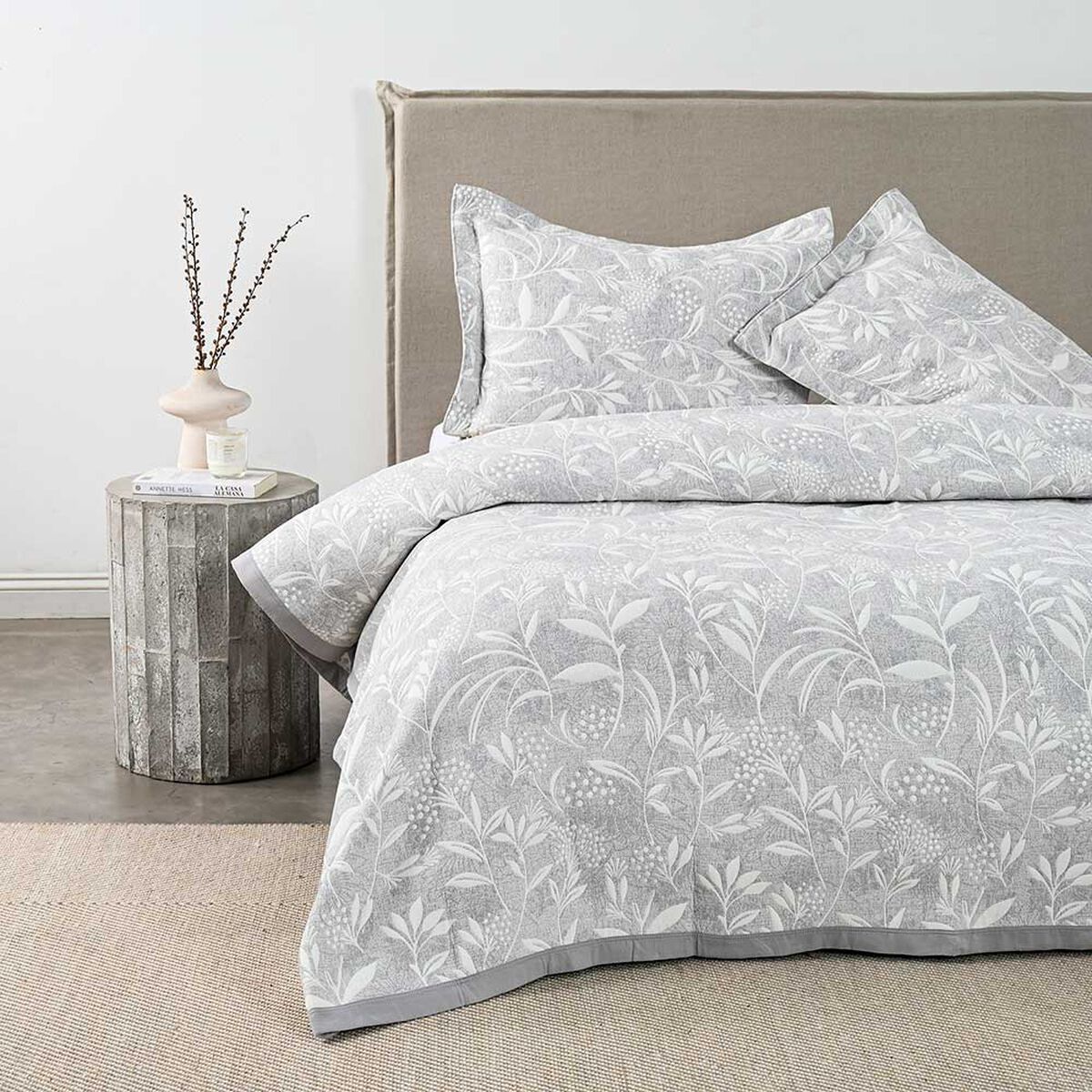 Quilt Royal Supreme 2 Plazas Aitana Gris