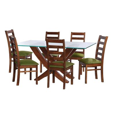 Imagen 1 del producto Juego de Comedor Latam Home Alicante 6 Sillas Pistacho