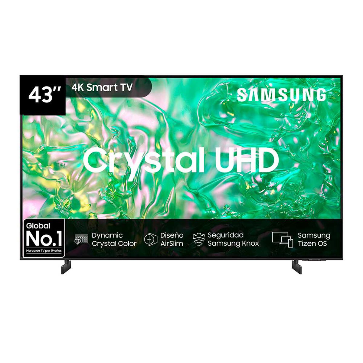 LED Samsung 43" DU8000 4K Crystal UHD Smart TV 2024