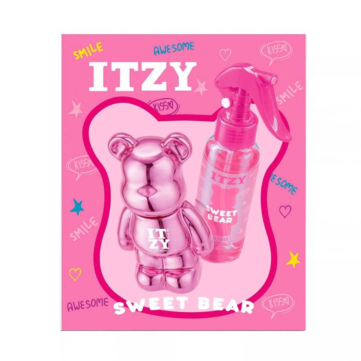 Set Perfume Itzy Mujer Sweet Bear EDT 45 ml + Hair Mist