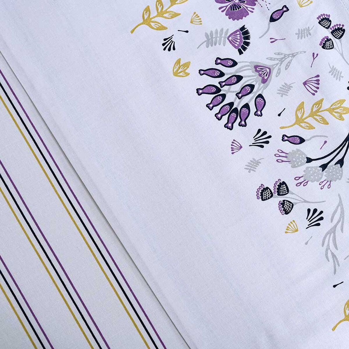 Juego de S&aacute;banas American Family 2 Plazas 144 Hilos Adel Gris