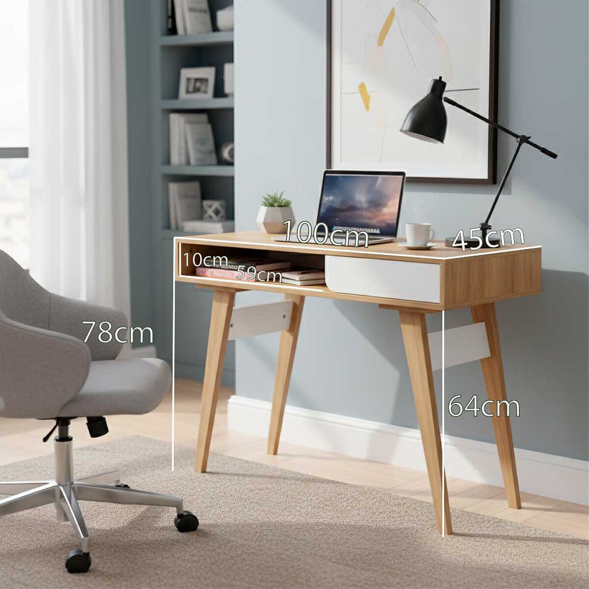 Escritorio Home Mobili Atuel 1 Caj&oacute;n