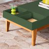 Mesa De Centro Onessta Vitta Verde y Café