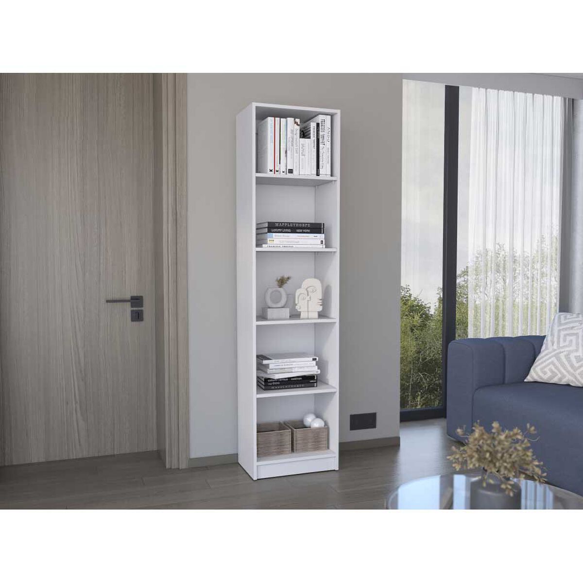 Biblioteca Recta TuHome Home E2 Blanco