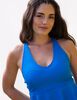Traje de Baño Top Tankini Liso Mujer Icono