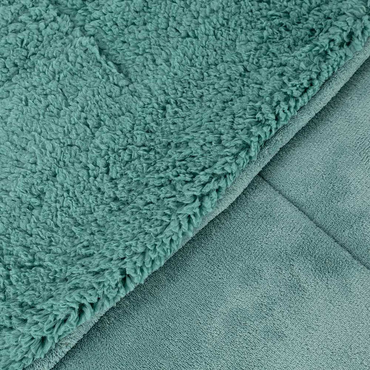 Plumón Coral Sherpa Casanova 1,5 Plazas Verde