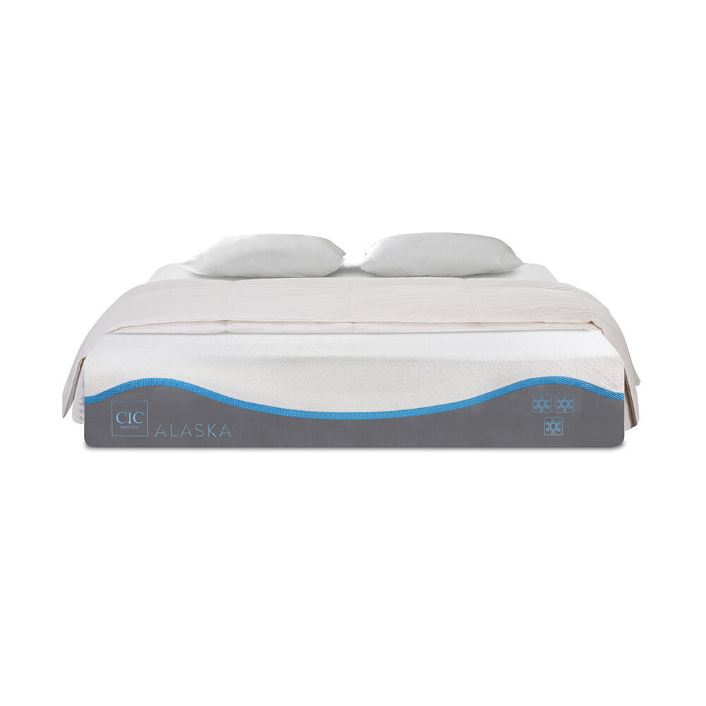 Colchón CIC 2 Plazas Alaska + Almohadas + Plumón