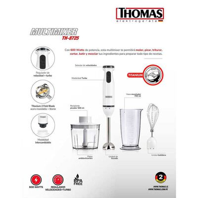 Imagen 2 del producto Minipimer Thomas TH-8725